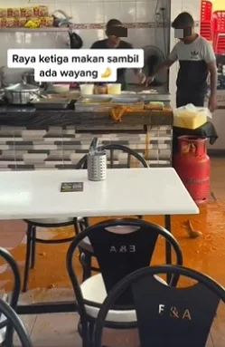 不满外卖迟迟未到 夫妻餐馆发飙甩头盔 推桌翻盘