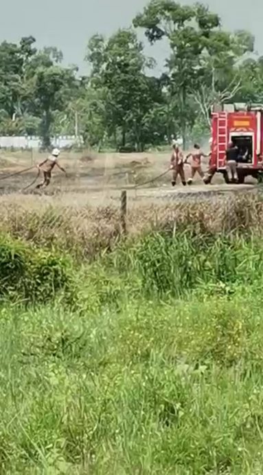 东:云冰大伯公庙义山发生大火