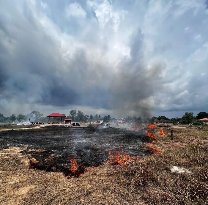 东:云冰大伯公庙义山发生大火