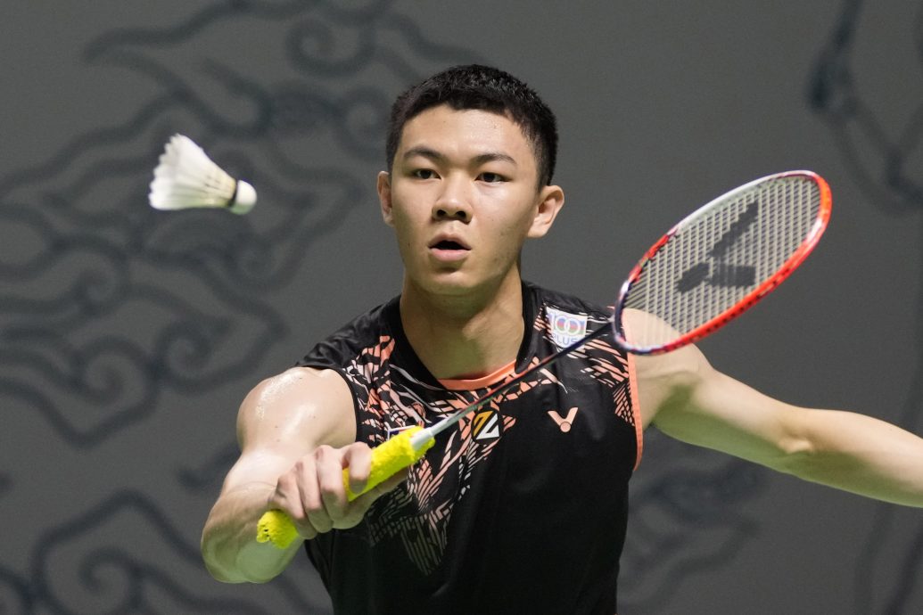 亚洲羽球锦标赛 直落两局不敌伍家朗 李梓嘉一轮游