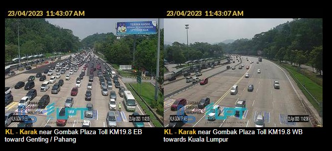 交通情报 | 隆往云顶、彭亨大塞车!开斋节次日交通缓慢