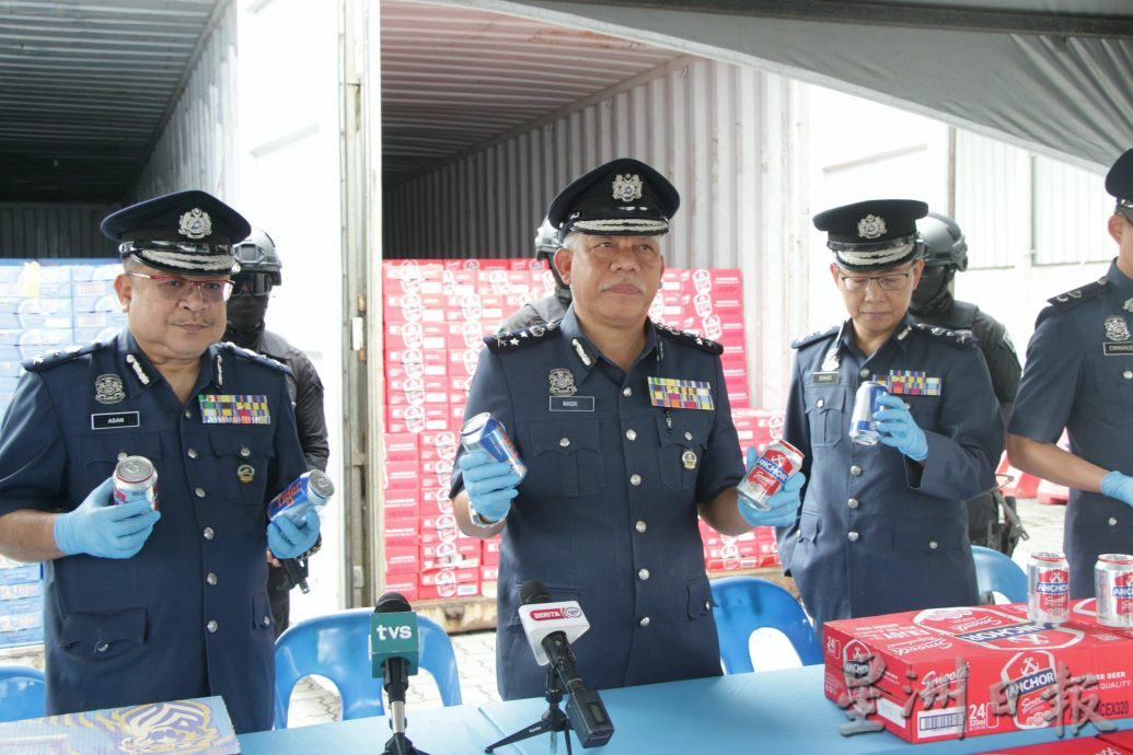 假申报真走私 3集装箱装漏税啤酒试图入境沙巴