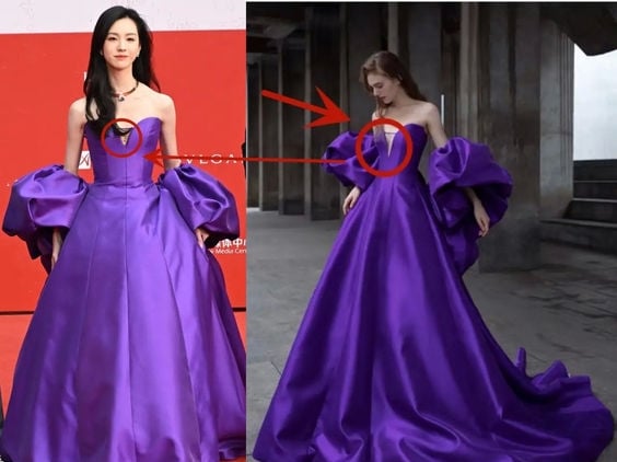 北影节红毯｜陈都灵胸前缝线裂开  被酸咖位低借不到好礼服