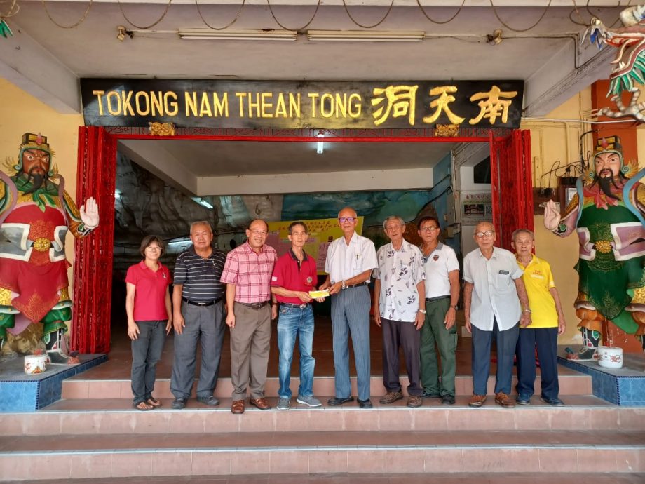 南天洞获陈孟利捐1万发展基金