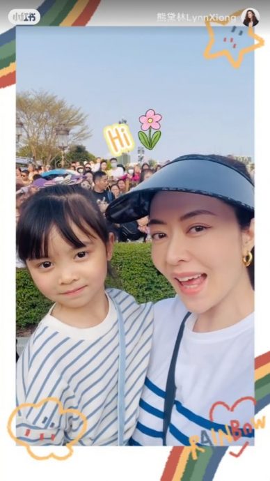 否认小女儿腺样体面容 熊黛林急护孩子很健康