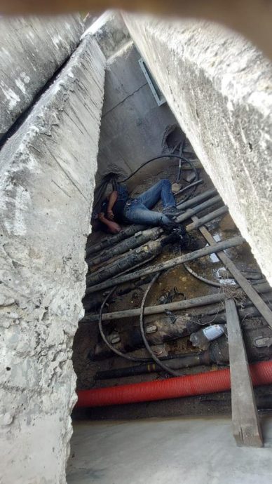 大都会/一名男子在地下管道触电缆，电击身亡