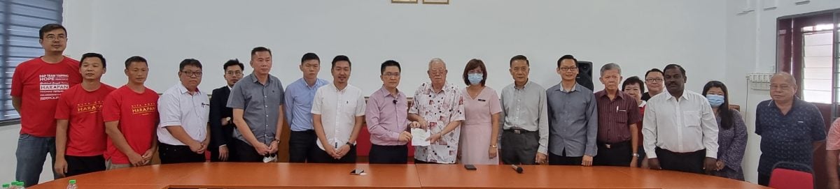 太平国州议员拨3万 重盖华联一校走廊盖顶