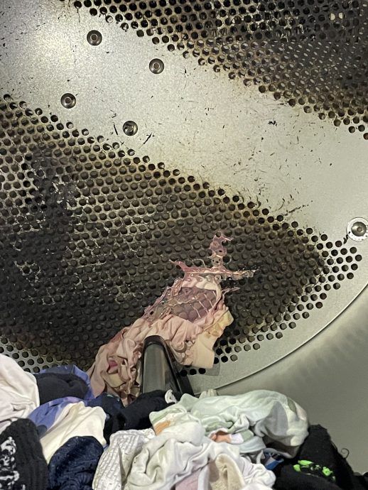 女子抱怨烘干机溶了内衣裤 网民反讥“第一次用?”