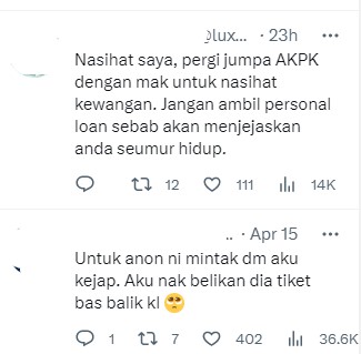 女子月赚RM1800没储蓄·“母逼我借个人贷款帮她还债”