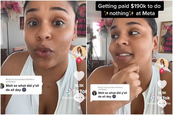 她拍太多TikTok遭解雇 曾爆料“在Meta上班很闲”爽领84万作为进口