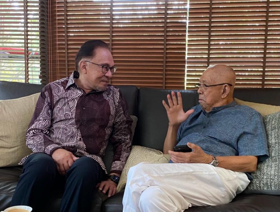 安华探访慕沙希淡 两人谈谈时事