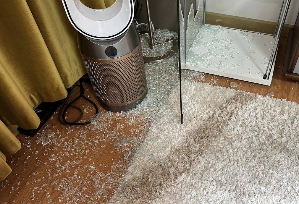 宜家玻璃柜用1年爆破 狮城男子手被割伤