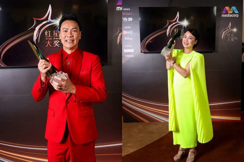 *已签发*柔：狮城二三事：“红星大奖”颁奖礼  许瑞奇黄碧仁摘视帝后宝座