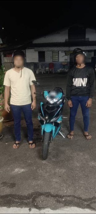 **已签发**柔:銮交警再捕飚车党,3青年皆为瘾君子