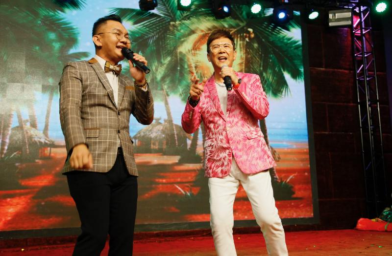 庄学忠梁晋荣首度合唱 《爱心慈善晚宴》筹获20万令吉