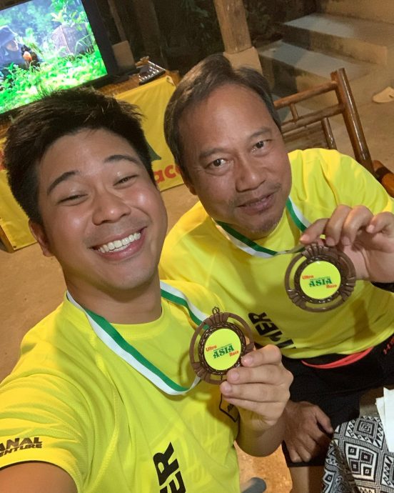 庆祝参加极限超马10周年 刘俊腾携父完成非凡挑战