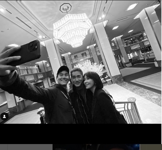  彭于晏合体梁朝伟 同框像“父子”