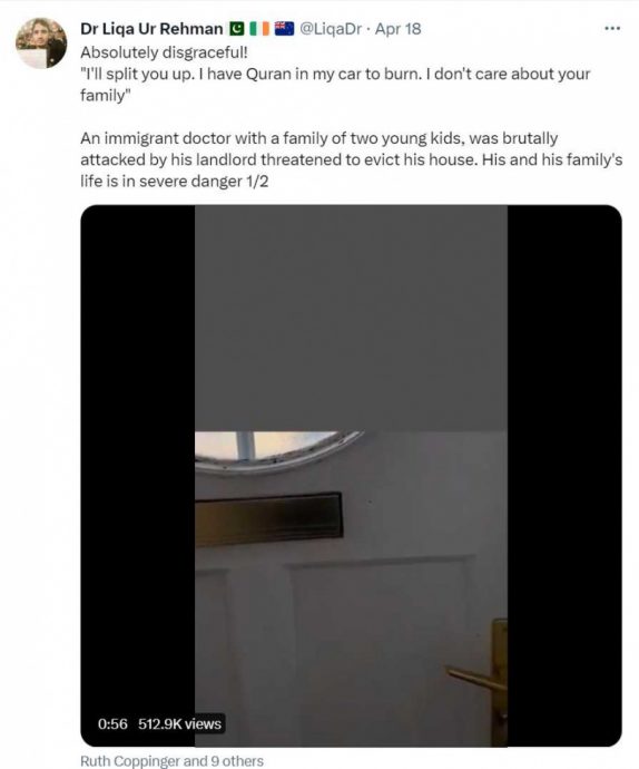 房东变“得州电锯杀人魔”恐吓房客搬家　怒呛当众烧可兰经 