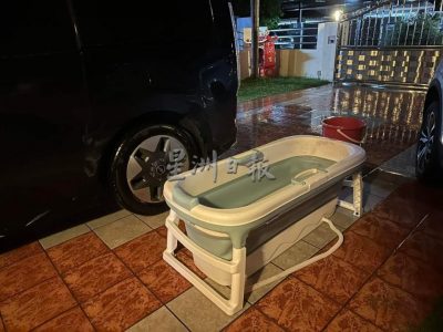 断水三天 民众出尽法宝“扑水”