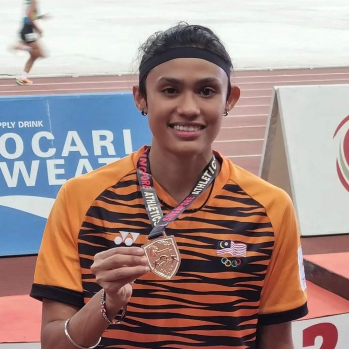 新加坡田径公开赛  莎温德 奴鲁连两日摘金