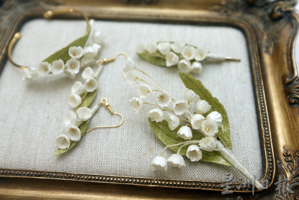 日本和纸造花 玩出惟妙惟肖花首饰