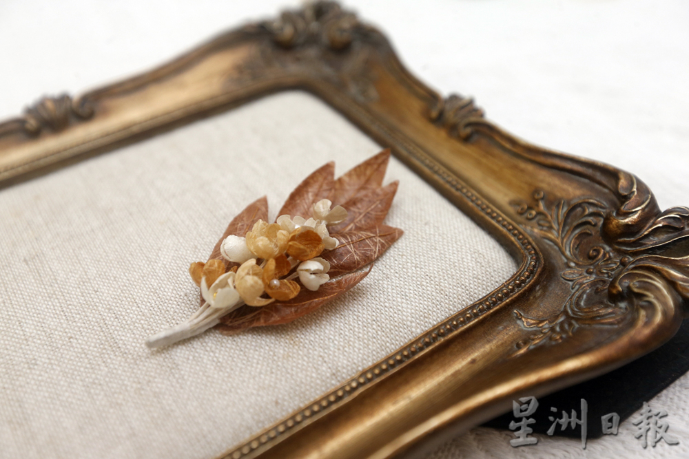 日本和纸造花 玩出惟妙惟肖花首饰