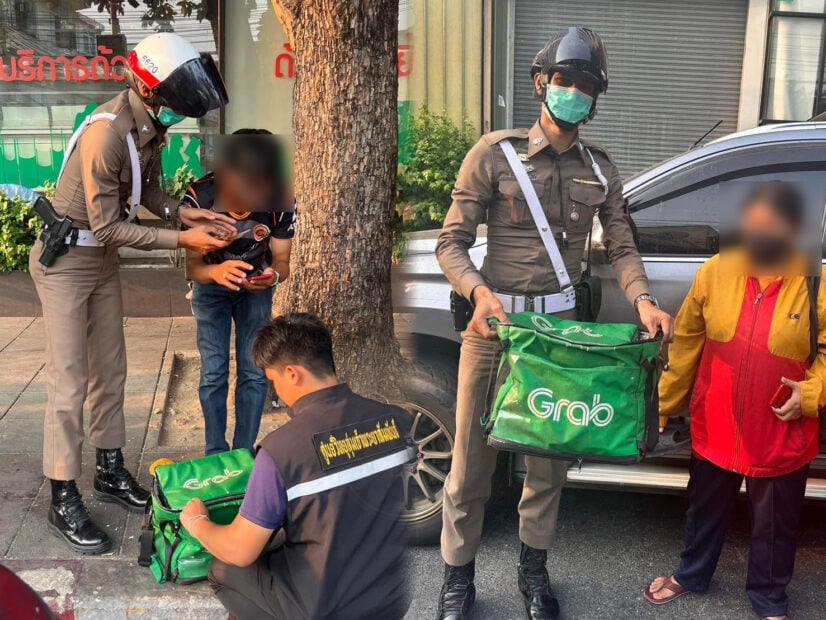 外卖员中暑晕倒 警察接力送餐