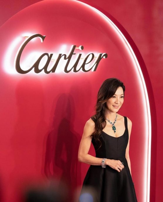 杨紫琼香港办奥斯卡庆功宴 世纪大合照周润发掌镜