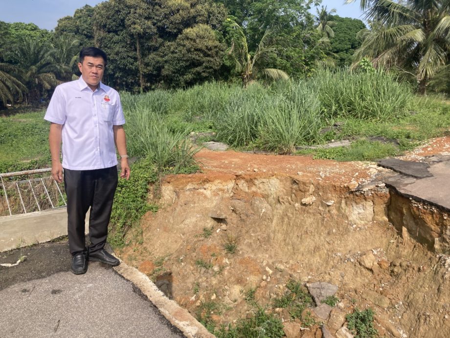 柔: 陈宗:民众生活受影响 吁当局速维修坍塌桥樑