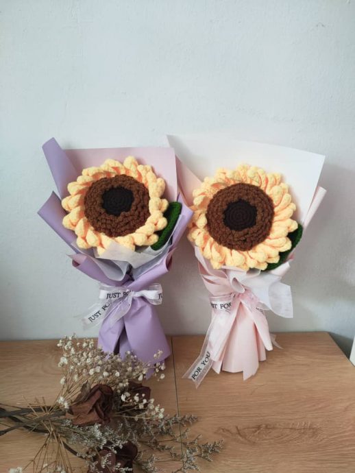 柔:【时尚记事簿】(4月8日刊):独特美观显心意可收藏,钩针花束成送花新宠