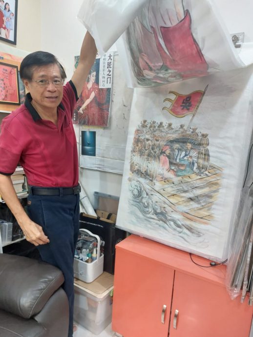 柔:今日面谱:从物理大神、校长到水墨画,尤国礼用“左右脑”畅享人生