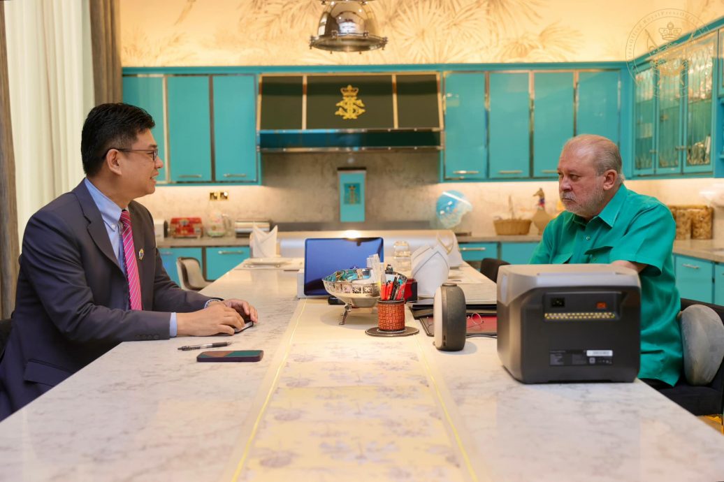 柔:新闻:柔苏丹接见曾笳恩,谈制衡方角色及柔佛民族理念