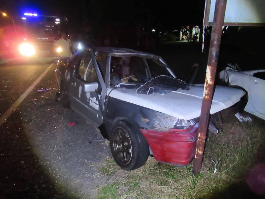 柔:新闻:笨珍路死亡车祸,摩托被车撞 骑士当场毙命