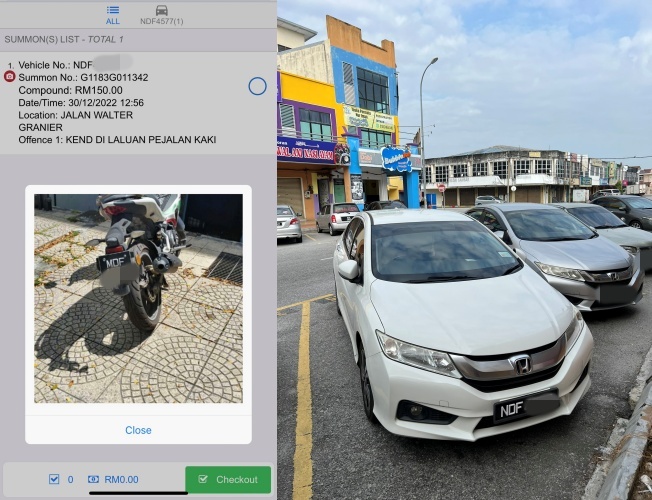 独家|摩托在丹州 接雪州交通罚单 男子:怎么回事?