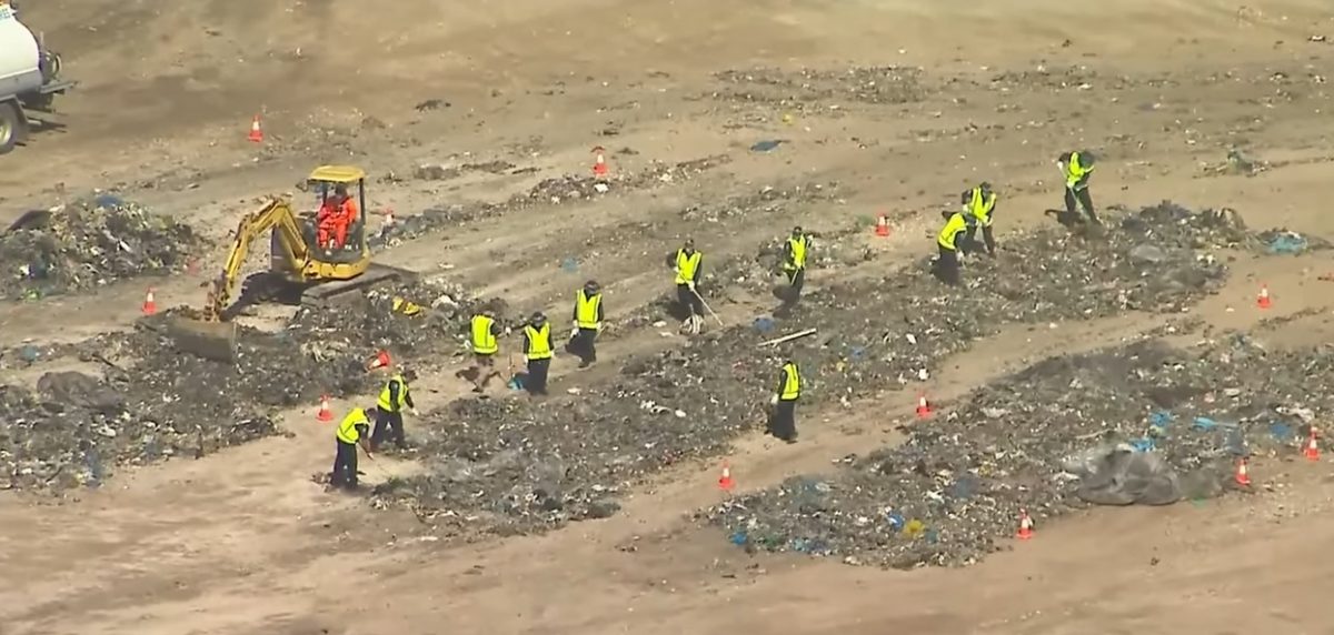 老妇失踪近月恐遇害 警翻3000吨垃圾寻尸