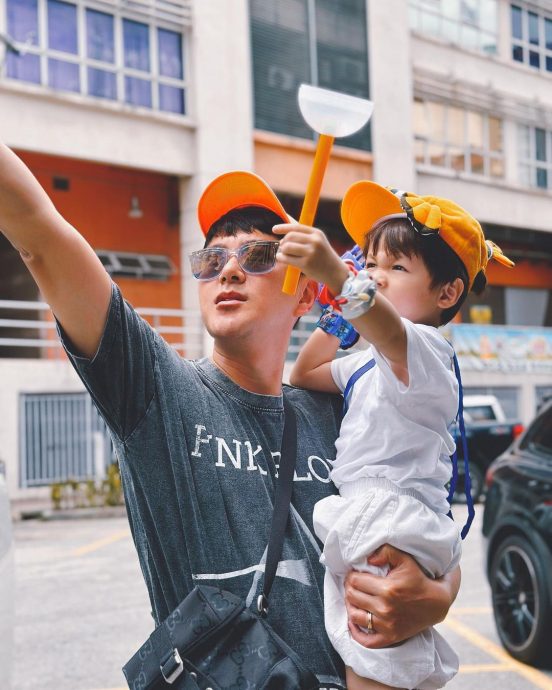 萧正楠曝又来马公干 被乾儿子当“玩具”吓怕