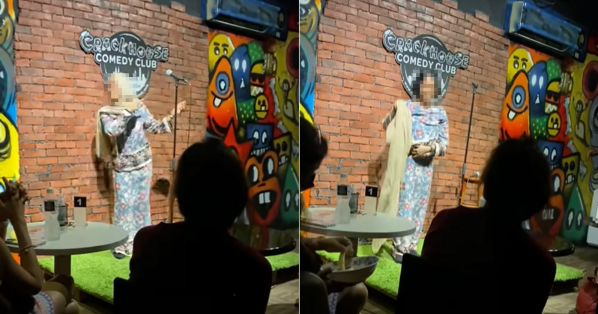 表演时脱头巾衣裙 女网红被罚RM8000