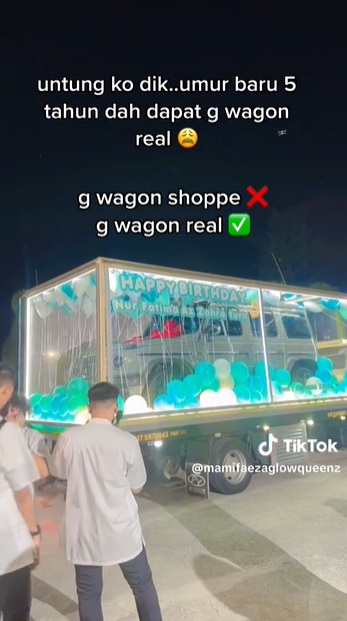 视频 | 5岁女儿生日礼物要马赛地·丹州企业家送真车给她