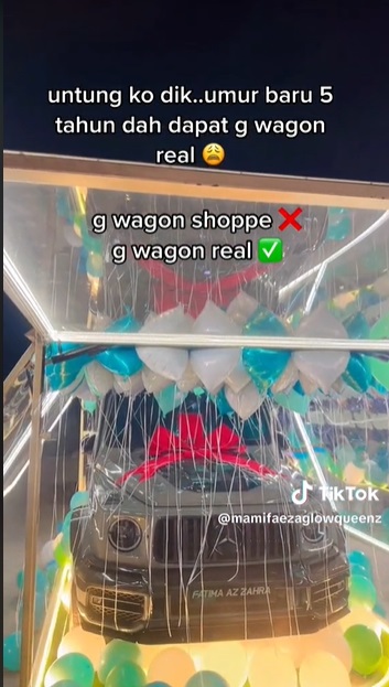 视频 | 5岁女儿生日礼物要马赛地·丹州企业家送真车给她