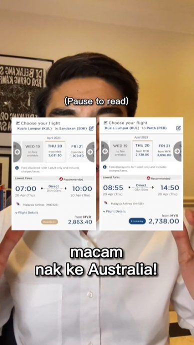 视频 |政府花9300万免过路费 赛沙迪：也该津贴飞东马机票！