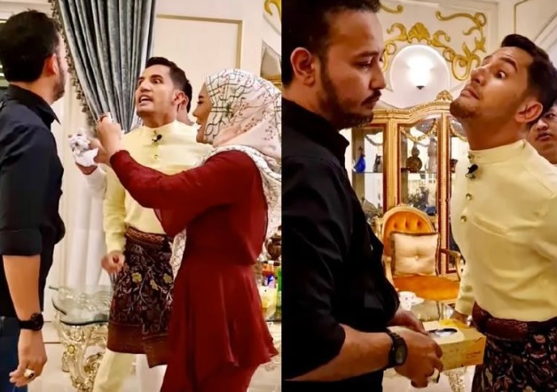 视频|拍摄节目打破40万花瓶 富商与演员扭打成团