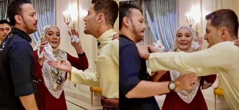 视频|拍摄节目打破40万花瓶 富商与演员扭打成团