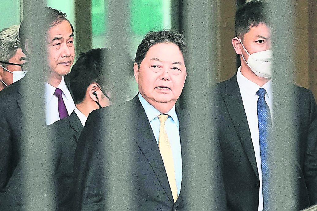 配头)王毅晤福田康夫