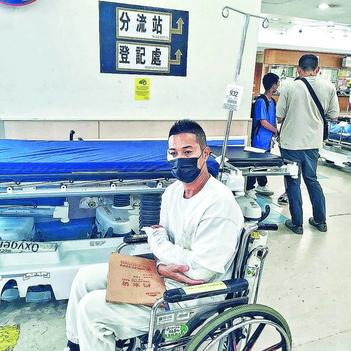  黄竣锋去年深圳遭砍重伤 竟因凶手“认错人”