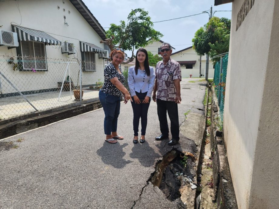（古城封面副文）地下排水道疑没维护水土流失，导致路面下沉道路破洞沟渠坍塌