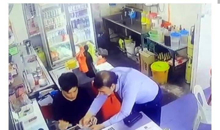 (大北马)一对外籍男女假借要兑换100令吉小钞,疑使用迷魂术盗走抽屉内的200令吉