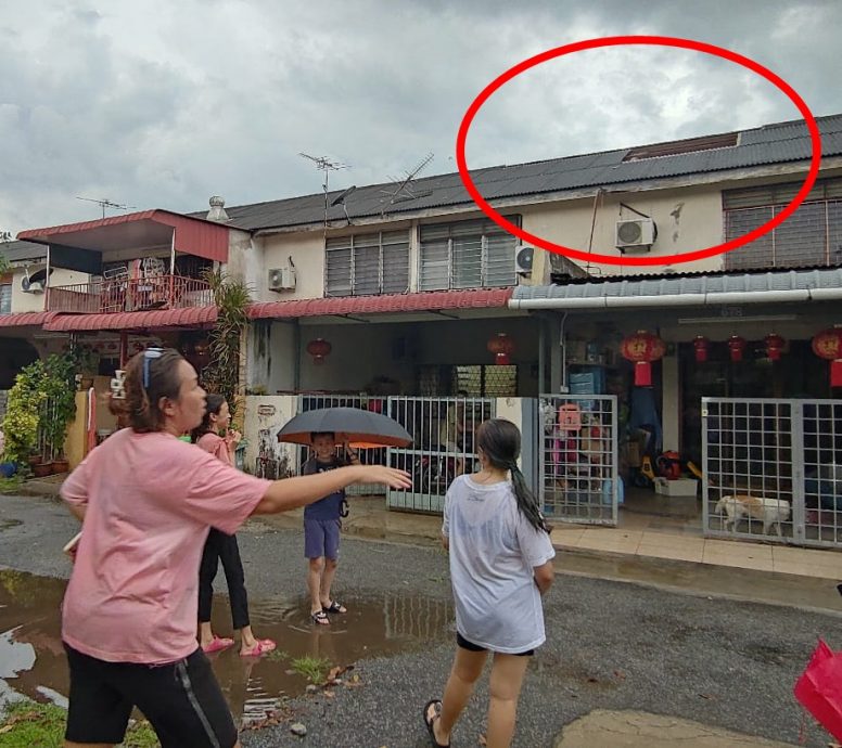 午后一场暴风雨,风灾袭卷亚罗士打北部一带,。