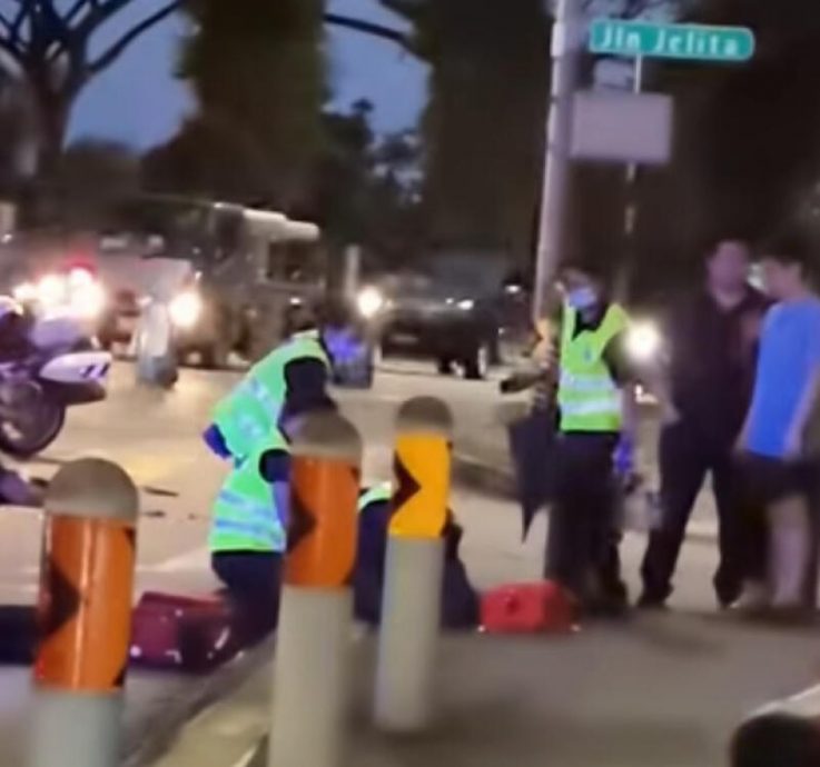 （已签发）柔：狮城二三事：30岁骑士被抛飞惨死　  89岁司机被捕