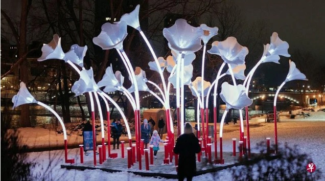 (已签发)柔:狮城二三事:“照亮新加坡”灯光展抹蓝调 6月滨海湾及2地点登场