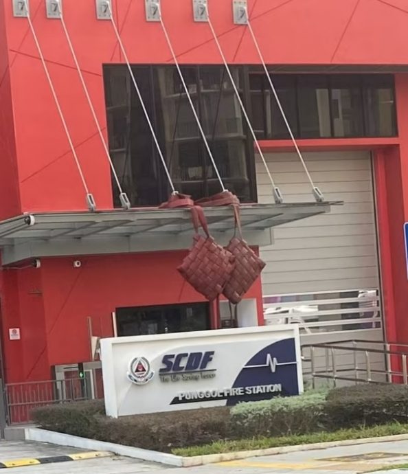 （已签发）柔：狮城二三事：用消防水管制开斋节装饰 网赞榜鹅消防局：创意十足！